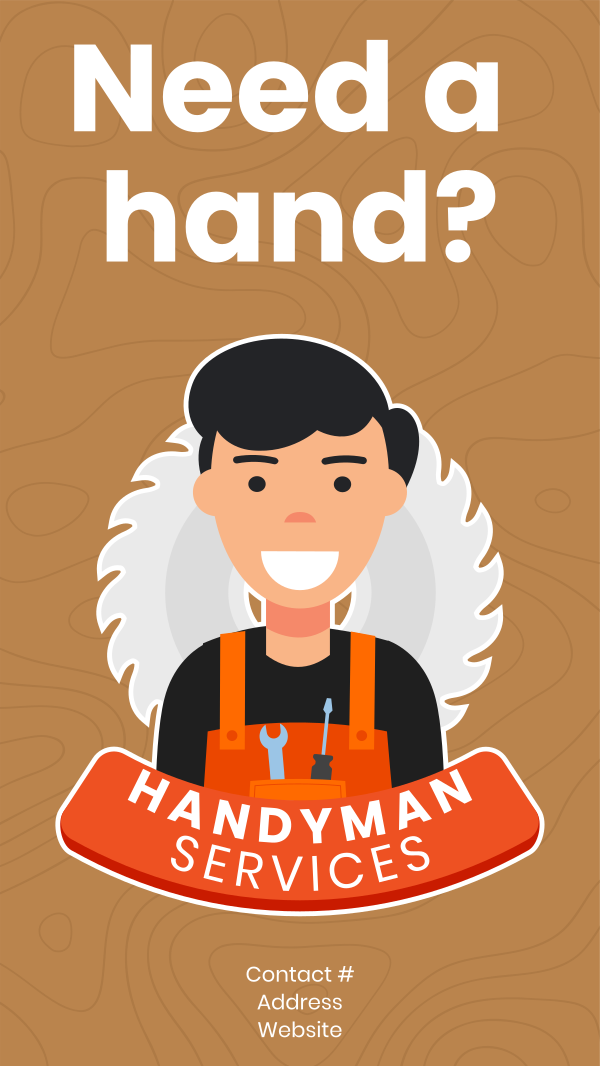 Handyman Services Instagram Story Design Image Preview