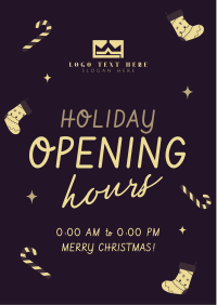 Quirky Holiday Opening Flyer Image Preview