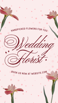 Floral Wedding TikTok Video Image Preview