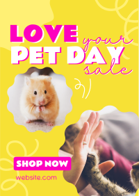 Love Your Pet Day Sale Flyer Image Preview