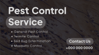 Minimalist Pest Control Facebook event cover Image Preview