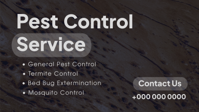 Minimalist Pest Control Facebook event cover Image Preview