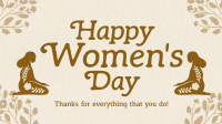 Rustic International Women's Day Animation Image Preview