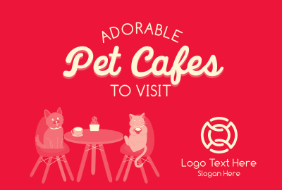 Pet Cafe Opening Pinterest board cover Image Preview