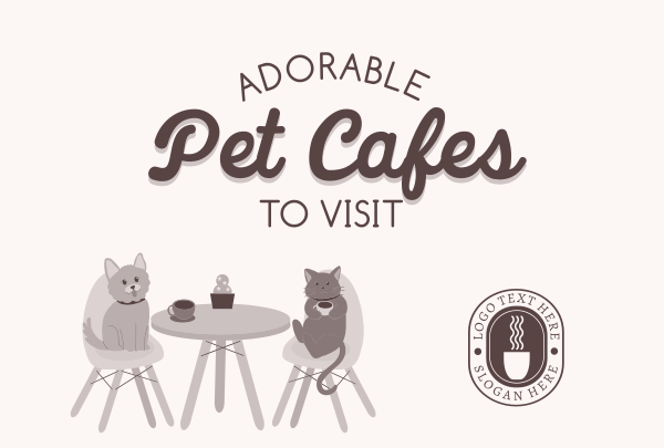 Pet Cafe Opening Pinterest Cover Design Image Preview