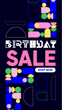It's your Birthday Sale Facebook Story Design