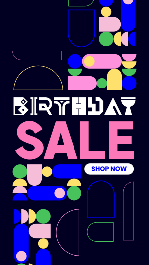 It's your Birthday Sale Facebook story Image Preview