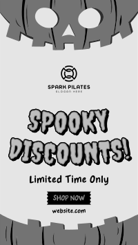 Halloween Pumpkin Discount TikTok video Image Preview