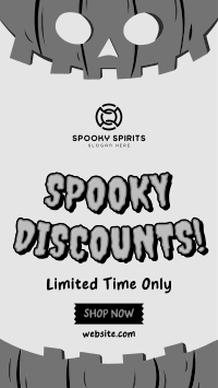 Halloween Pumpkin Discount TikTok Video Image Preview