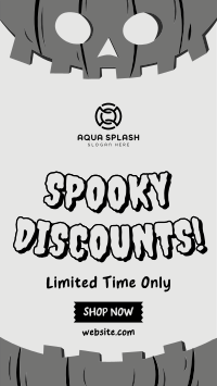 Halloween Pumpkin Discount TikTok Video Image Preview