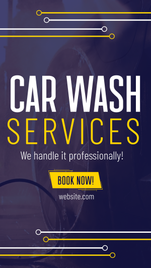 Car Wash Services Facebook story Image Preview