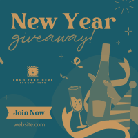 New Year Giveaway Instagram post Image Preview