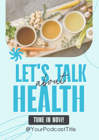 Health Wellness Podcast Poster Image Preview