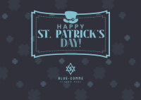 St. Patrick's Day Postcard Design