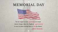 Gratitude Memorial Day Animation Image Preview