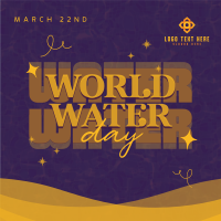 Quirky World Water Day Linkedin Post Image Preview