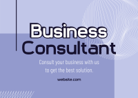 Trusted Business Consultants Postcard Image Preview