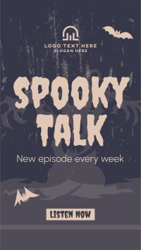 Spooky Talk Facebook story Image Preview