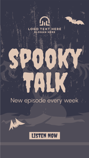Spooky Talk Facebook story Image Preview