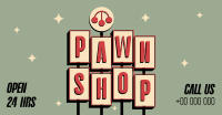 Pawn Shop Retro Facebook Ad Design