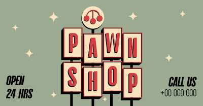 Pawn Shop Retro Facebook ad Image Preview