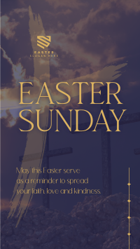 Easter Holy Cross Reminder Instagram Reel Image Preview