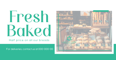 Fresh Baked Bread Facebook ad Image Preview