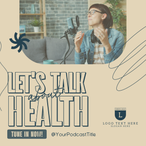 Health Wellness Podcast Instagram post Image Preview