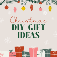 DIY Christmas Gifts Instagram Post Design