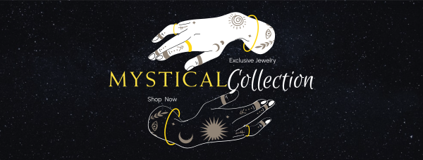 Jewelry Mystical Collection Facebook Cover Design