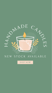 Available Home Candle  Facebook Story Design