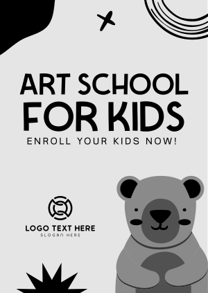 Art Class For Kids Poster Image Preview