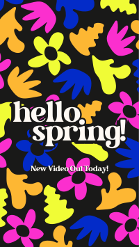 Spring Cutouts YouTube Short Design