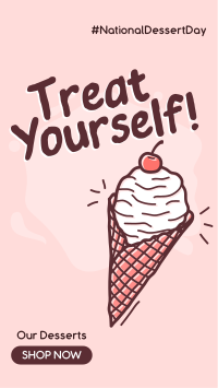 Treat Yourself! Instagram Story Design