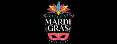 Celebrate Mardi Gras Facebook cover Image Preview