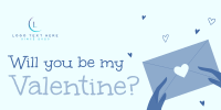 Romantic Valentine Twitter Post Design