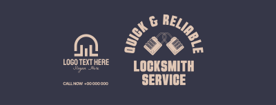 Locksmith Badge Facebook cover Image Preview