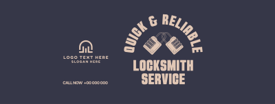 Locksmith Badge Facebook cover Image Preview