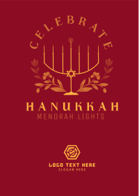 Hanukkah Light Flyer Design