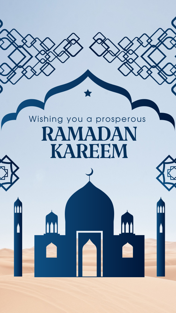 Ramadan Mosque Instagram Story Design Image Preview