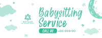 Cute Babysitting Services Facebook Cover Design