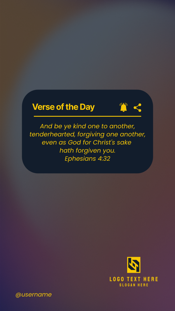 Verse of the Day Instagram Story Design Image Preview