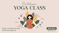 Outdoor Yoga Class Animation Image Preview