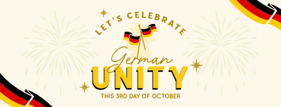 Celebrate German Unity Facebook cover Image Preview