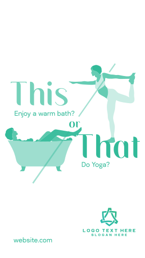 This or That Wellness Facebook story Image Preview
