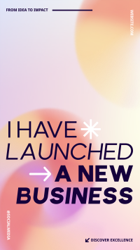 New Business Launch Gradient Instagram story Image Preview