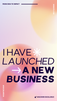 New Business Launch Gradient Instagram Story Design