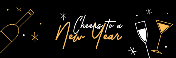 New Year Toast Twitter Header Design Image Preview