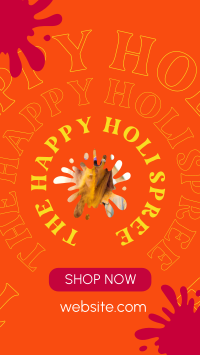 Holi Spree Instagram reel Image Preview