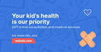 Pediatric Health Care Facebook ad Image Preview